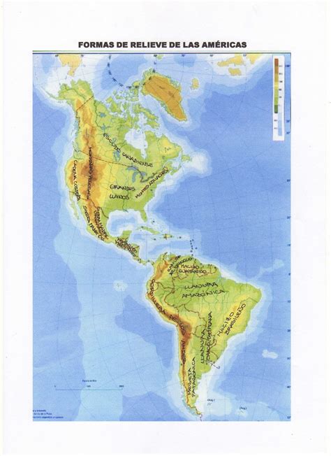 GeografÍa Segundo AÑo San Carlos Formas De Relieve De Las AmÉricas