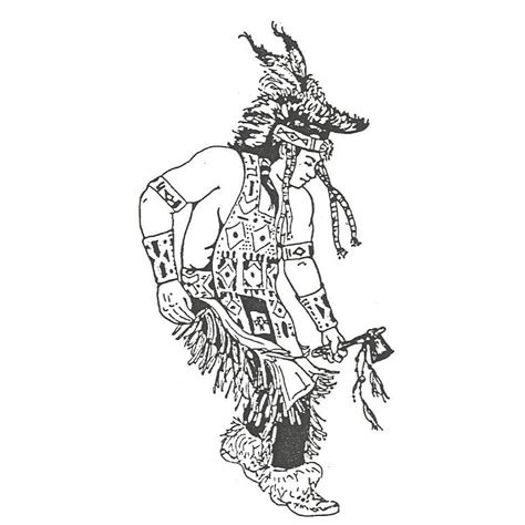 Indian Powwow Coloring Pages
