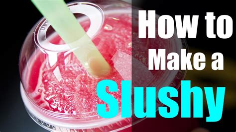 How to make a slushy at home. How to Make an Instant Slushy - YouTube
