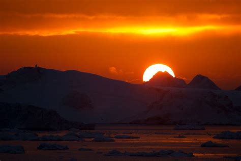 Ilulissat Icefjord At Sunset Greenland By Richardmcmanus