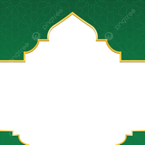 Ramadan Decoration Frame With Islamic Ornament Vector Islamic Ramadan