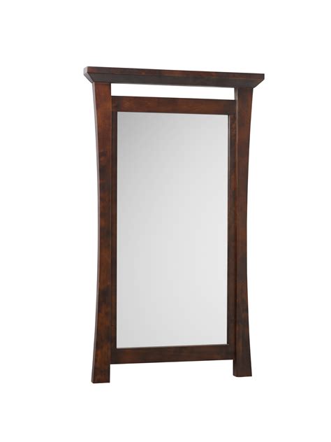 Ronbow 605021 F07 Pacific Rim Solid Wood Framed Bathroom Mirror In