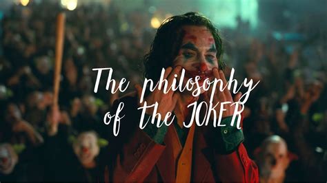 The Philosophy Behind The Joker Video Essay Youtube