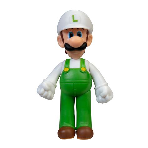Jakks Nintendo Super Mario Fire Luigi Játékfigura 6 Cm Emaghu