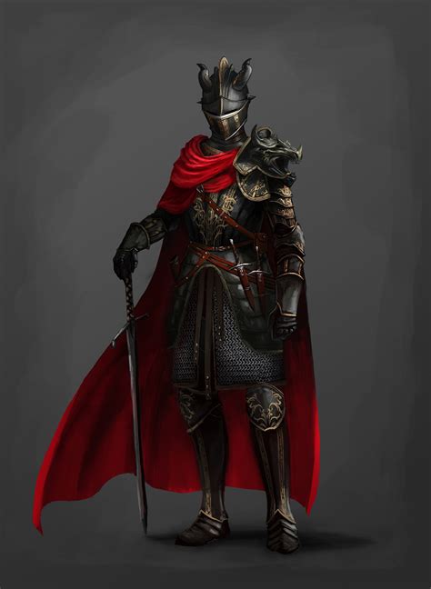 Knight In Black Armor By Ricardo Herrera Rimaginaryarmor