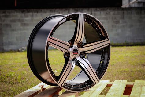 Spec 1® Sp 4 Wheels Gloss Black With Machined Face Rims