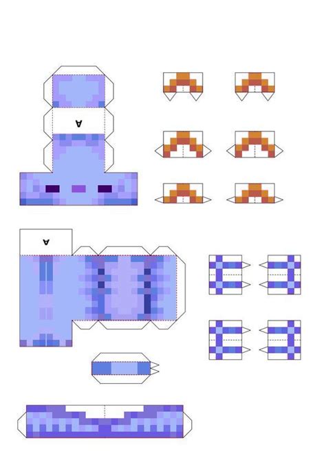 Papercraft Axolotl Blue Artesanías De Papel En 3d Plantillas