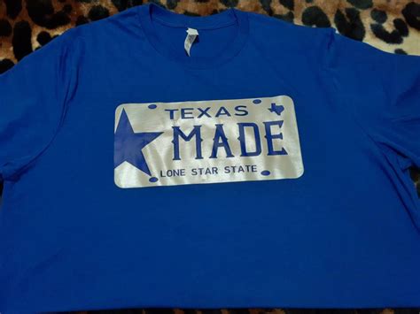 Texas Made T Shirt Etsy