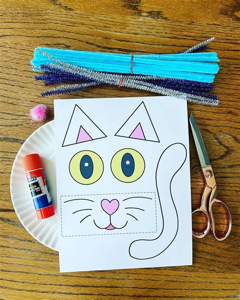 Printable Cat Craft For Kids With Free Cutouts ⋆ The Hollydog Blog