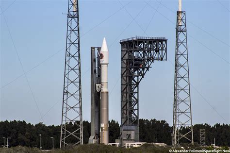 Photos Atlas 5 Rocket Moves To Pad With Space Station Cargo Ship