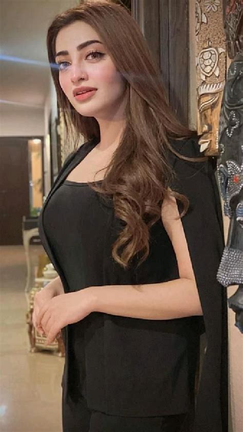 Nawal Saeed In 2023 Pakistani Women Dresses Hot Black Dress Arabian