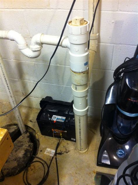 Unknown Drain Stack Sump Set Up Terry Love Plumbing Advice