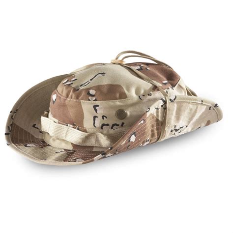 2 Hq Issue Military Style Boonie Hats 6 Color Desert Camo 592423