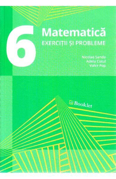 Matematica Clasa 6 Exercitii Si Probleme De Nicolae Sanda Diverta