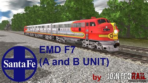 Trainz A New Era Jointedrail Add On Atsf Emd F7 Freeware Youtube