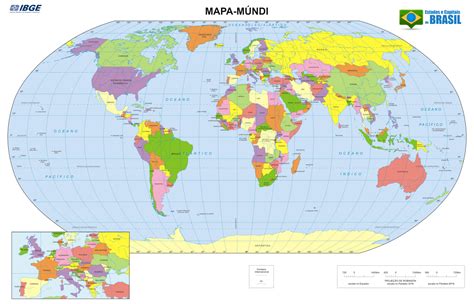 Mapa Mundi Para Colorir