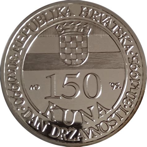 150 Kuna Independence Croatia Numista
