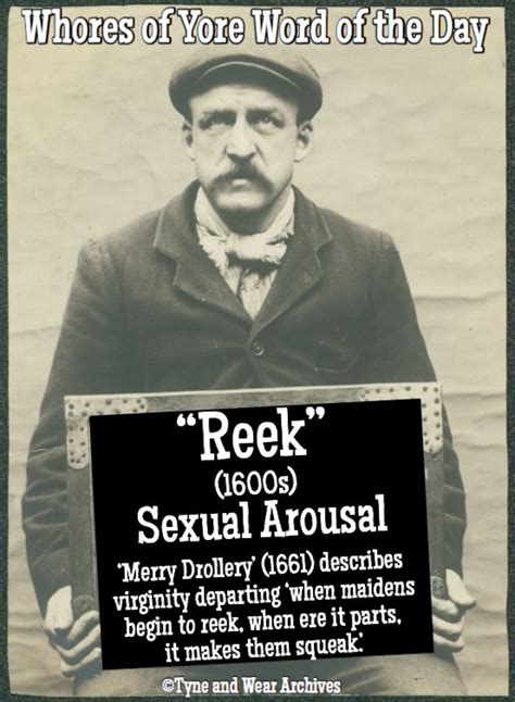 Whores Of Yore On Twitter Word Of The Day Reek