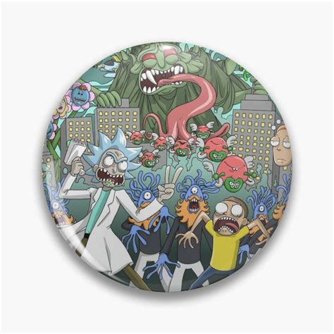 Rick And Morty Earth Dimension C 137 Interdimensional Twist Pin By