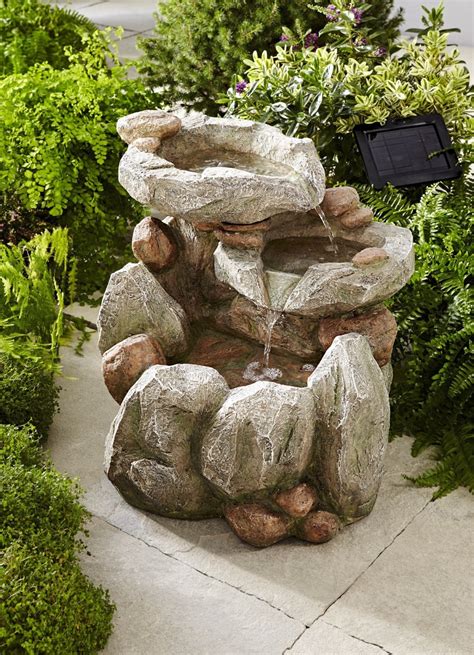 Gartenbrunnen & springbrunnen online kaufen bei otto › top marken kauf auf rechnung ratenkauf möglich› jetzt brunnen für den garten bestellen! Solarbrunnen SmartSolar Rock Fall Brunnen Zierbrunnen ...