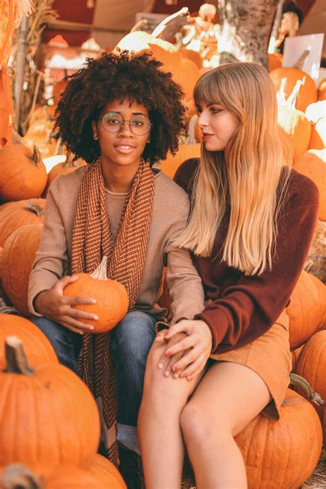 Confessions Of A Babe Broke Couple Halloween Pumpkin Patch Cute Lesbian Couples