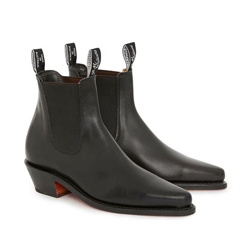Black Millicent Boots Rmwilliams Chelsea Boots Boots