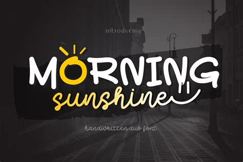 Morning Sunshine Font By Bb Type Studios · Creative Fabrica