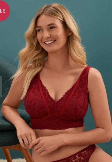 Iso Request Red Bravissimo Flora Bralette Size 34ggh Rbraswap