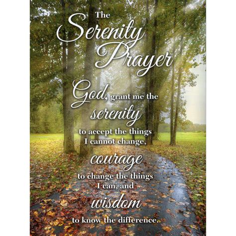 The Serenity Prayer Greeting Card The Spirit Shop