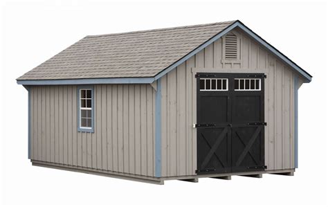 12x20 Cape Shed Pewter Jandn Structures