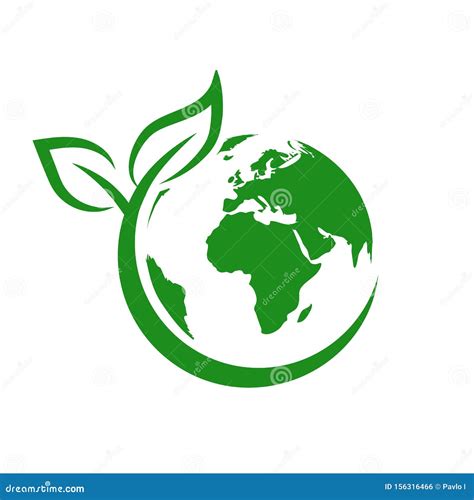 Green Earth World Environment Day Concept Of Saving The Planet â