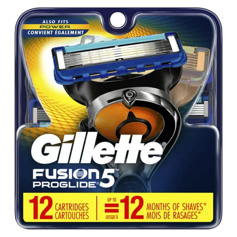 gillette fusion5 proglide mens razor blades 12 refills