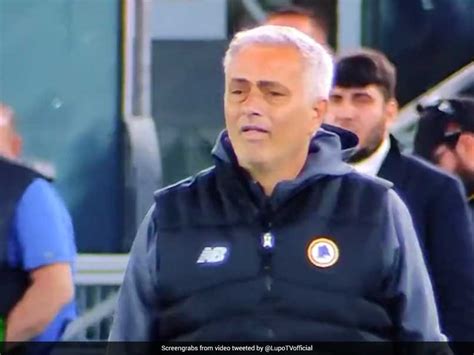 Still The Special One Jose Mourinho In Tears As Roma Reach Inaugural