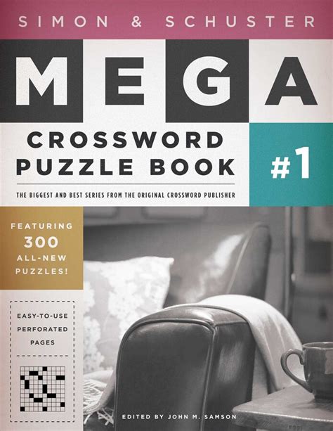 Simon Schuster Mega Crossword Puzzle Book Book By John M Samson Official Publisher