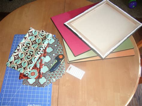 Lindy 411 Diy Fabric Covered Canvases