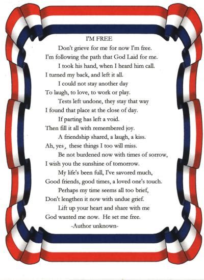 Navy Funeral Poems