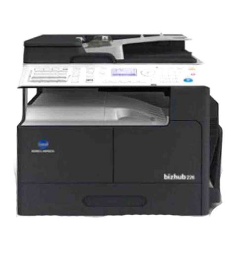 Find everything from driver to manuals of all of our bizhub or accurio products. Konica Minolta BIZHUB 226 Multi Function B/W Printer - Buy Konica Minolta BIZHUB 226 Multi ...