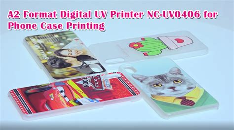 A2 Format Digital Uv Printer Nc Uv0406 For Phone Case Printing