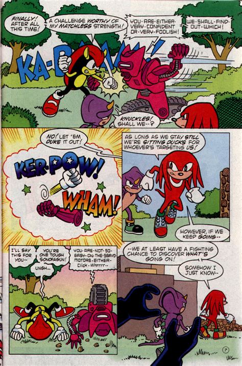 Read Online Knuckles Chaotix Comic Issue Full
