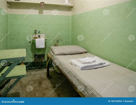 Typical Alcatraz Jail Cell Alcatraz Island Editorial Stock Photo