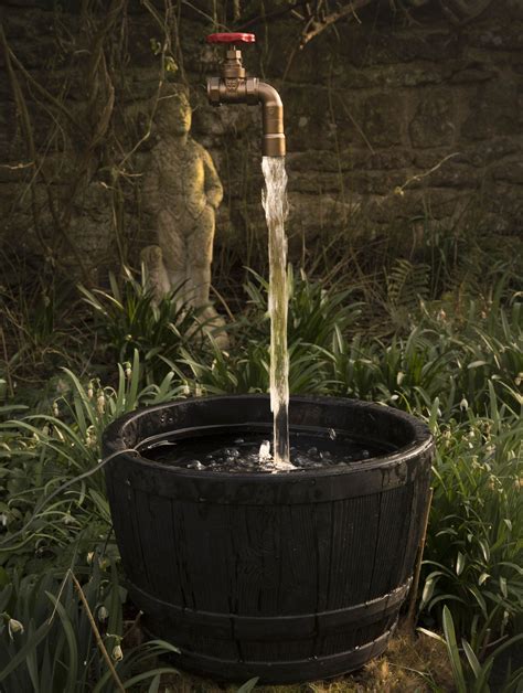 Suspended spigot garden bucket fountain / diy magi. Floating Faucet Fountain Kit | Tyres2c