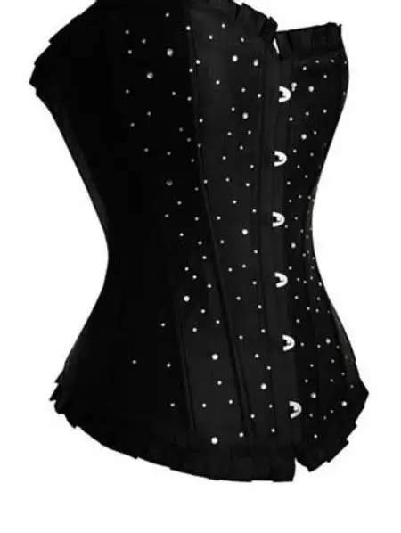 New Luxury Satin Corset And Bustiers Colors Polka Dot Overbust