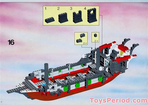 Lego 6286 Skulls Eye Schooner Set Parts Inventory And Instructions