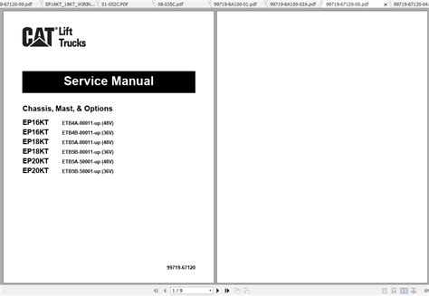 Caterpillar Lift Truck Ep16kt Service Manuals Auto Repair Software