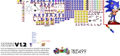 Sonic For Hire Sonic The Hedgehog Sprites V 1 2 By. 