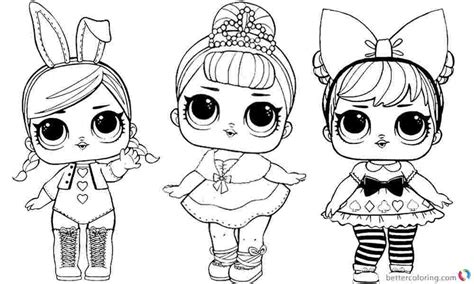 Alisya Coloring Pages Lol Printable Colouring In