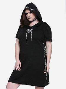 Blackcraft Baphomet Hooded Dress Plus Size Topic Exclusive Black