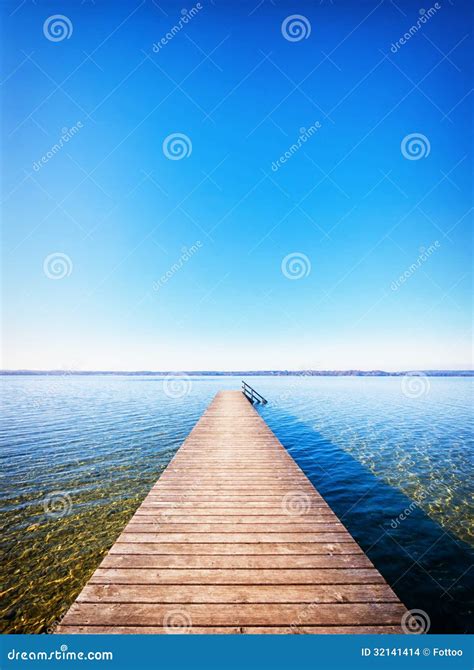 Wooden Jetty Stock Photo Image Of Unusual Single Text 32141414