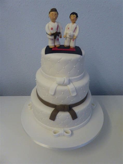 3 Tiered Brazilian Jiu Jitsu Themed Wedding Cake Farm Cake Themed
