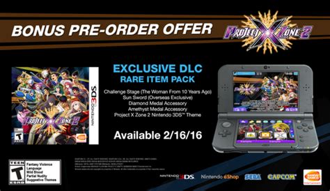 Project X Zone 2 Gets Pre Order Exclusive Dlc In North America